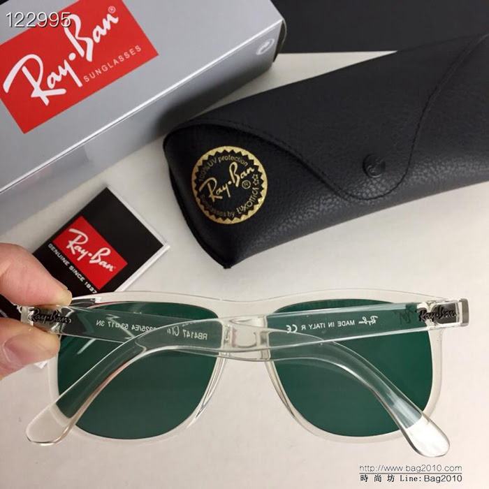 RAYBAN雷朋 0RB4147 大框瘦臉型 炫彩潮款太陽鏡 男女通用 原版防爆玻璃鏡片  lly1252